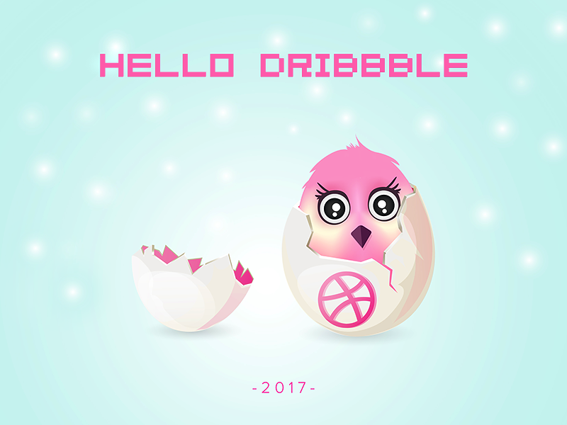 Example of Hello Dribbble