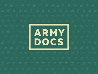 Army Docs army badge branding docs document icons identity logo paper pattern