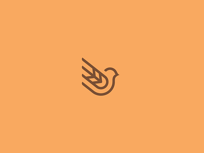 Bakery bakery bird bread logo taste wheat wing