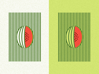 Minimalist Watermelon abstract decor fruits home line minimalist pattern tropical wall watermelon