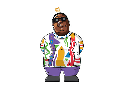 Biggie Smalls biggiesmall drawing graffiti hip hop hiphop illustration king notorious big notoriousbig rap tupac vector