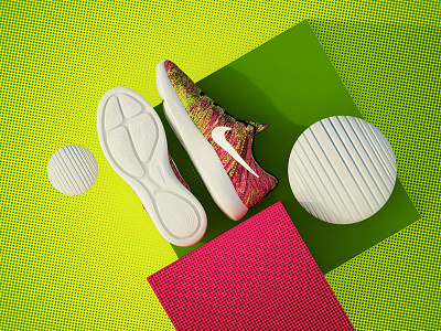 Bolder Creative - Nike Lunar 3d boldercreative contemporary lunar mograph nike running shoes sneaker trainers vibrant wearebolder