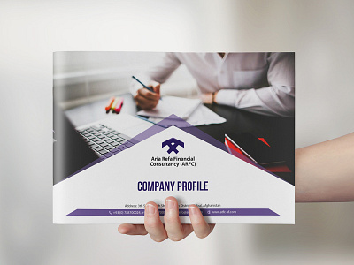 Company Profile account booklet brochure clean consulting corporate creative design finance magazine office simple