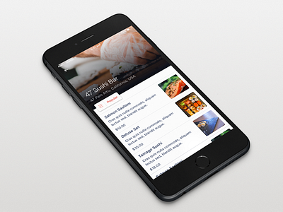 Restaurant Storefront app delivery ios restaurant shop store ui ux