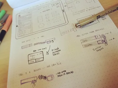 Exploring new actions using drag & drop actions drag drop exploring sketch technique