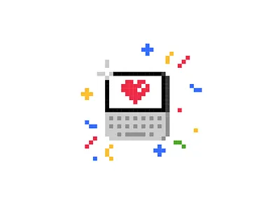 Side Project Ideas 8 bit art editorial heart idea illustration laptop pixel project side tips tricks
