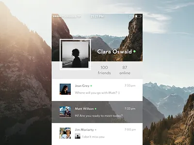 Day 13 — Direct Messaging app challenge daily free message sketch ui