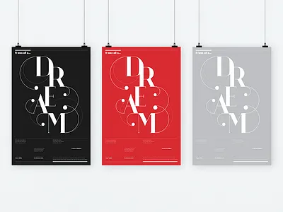 Dream Poster biggie contest design dream hiphop juicy poster rap typography