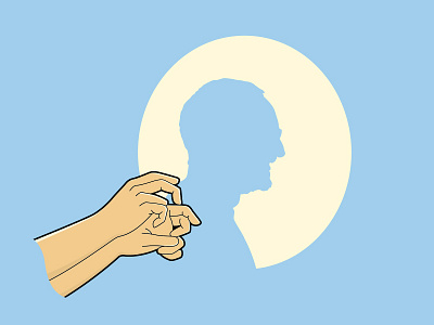 Idol Hands hands illustration portrait shadow vector