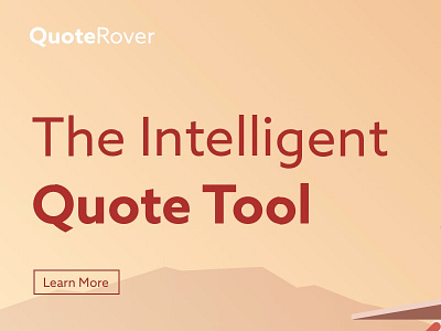 QuoteRover Interface quote tool uiux user experience design user interface design web design