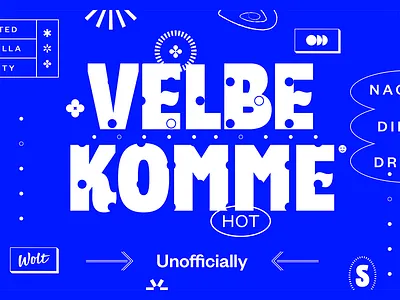 Layout mockup blue layout mockup wolt