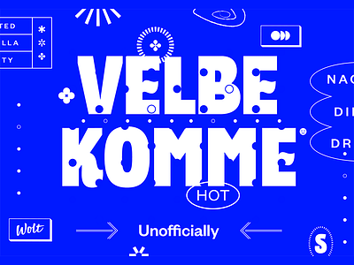 Layout mockup blue layout mockup wolt