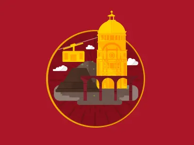 Zacatecas bufa catedral cerro church cloud icon méxico zacatecas