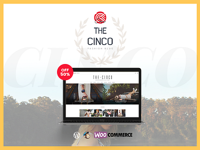 Cinco - Multi-Concept Blog & Magazine WordPress Theme beauty blog blogger creative fashion instagram magazine responsive simple magazine web design web development wordpress