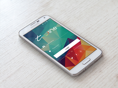 Twine Login Screen android login mobile polygonal samsung galaxy twine