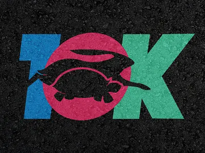 10K Logo brand event icon logo