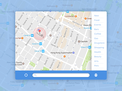 DailyUI #020—Location Tracker challenge location ui