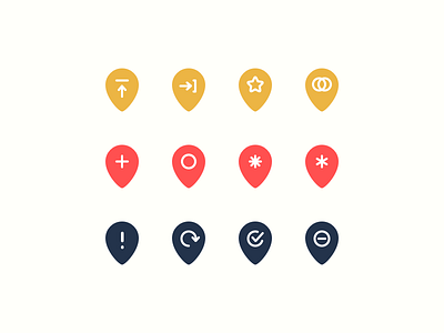 Rejected Map Icons drop pin flat icon join location map open pin submit