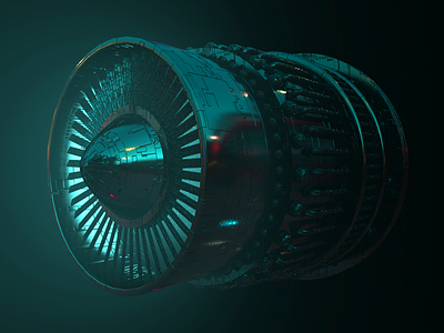 Sci Fi Render 3d animation c4d c4dtoa cinema 4d gif illustration sci fi space
