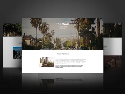 Material Design Movie Template bootstrap css design html javascript js material design responsive template ui ux web