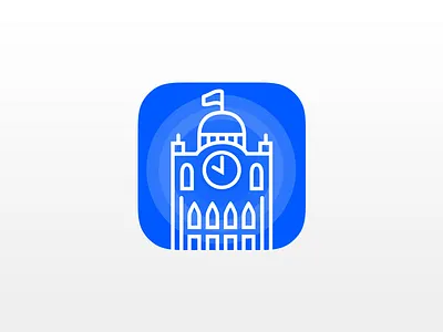 App Icon Tabriz Municipality - DailyUI #014 app icon hire me icon illustrator iran line sketch tabriz visual design