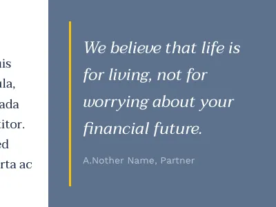 Quote blockquote serif