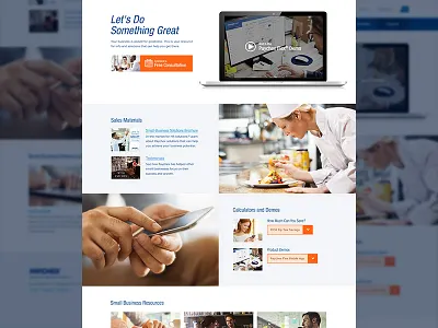 Resource Landing Page cta landing page ui web design