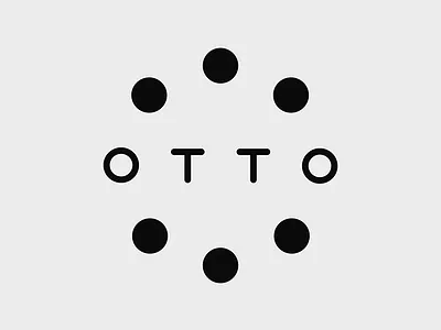 Otto pizza branding identity logo minimal