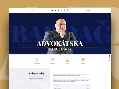 Bardac Law Firm advocacy bardac blue clean finest studios flat design gregus law web