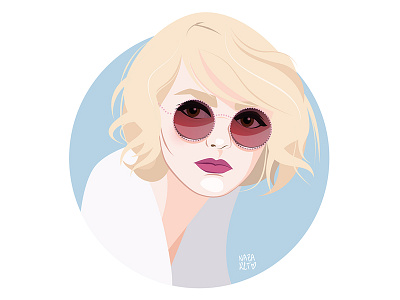 Lily Rose cartoon fashion girlie illustration ilustracion lily rose lily rose depp portrait