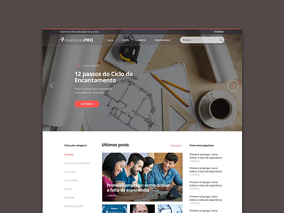 Home Page Blog Viva Decora Pro design ui user ux vd