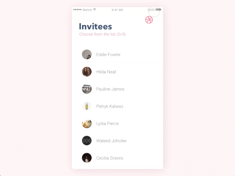 Invite Winners draft dribbble first hello interaction invite principle shot sketch win winner
