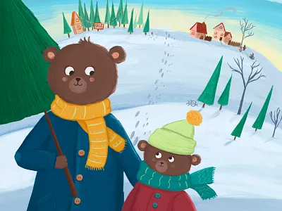 Bears bears winter