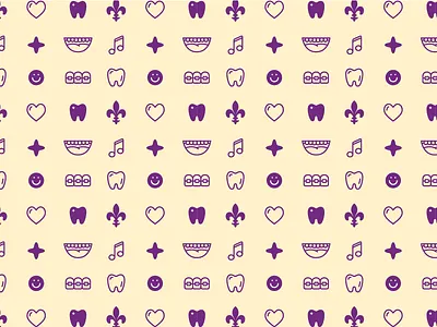 Absotoothly branding iconography illustration logo design pattern tooth