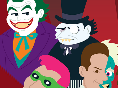 Rogue's Gallery batman joker nicholson penguin two face