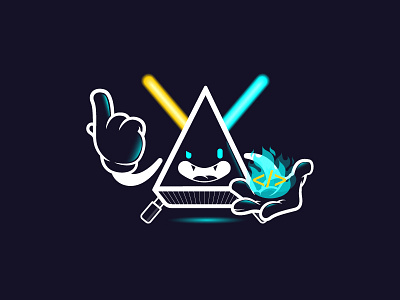 The Dark Side character design code cute dark evil illustration ilustración star wars vector