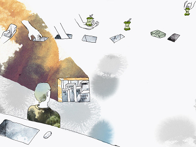 Hidden Reflections: Variation 03 compositing illustration