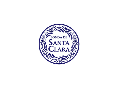 Fonda de Santa Clara brand design food logo logotype méxico