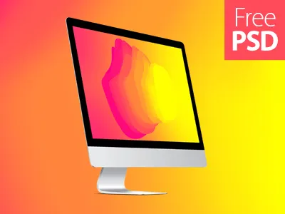 iMac Desktop Free Psd Mockup apple imac free free psd freebie imac imac free psd mockup psd