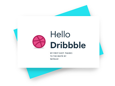 Hello Dribbble debut first shot flat minimal ui uiux ux