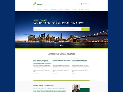 Intranet intranet mockup