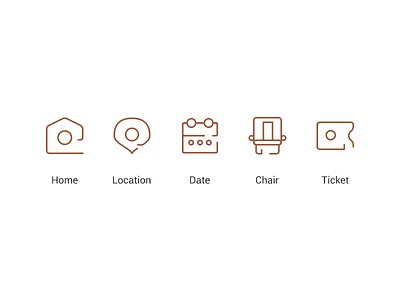 Icon icon minimalist practice simple ticket ui ux