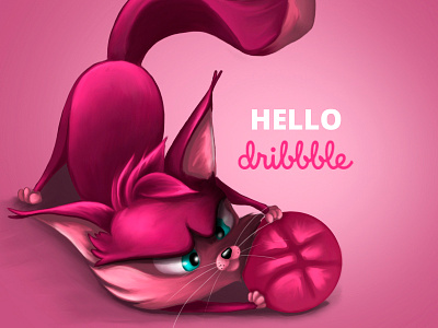 Hello Dribbble! art first shot illustration