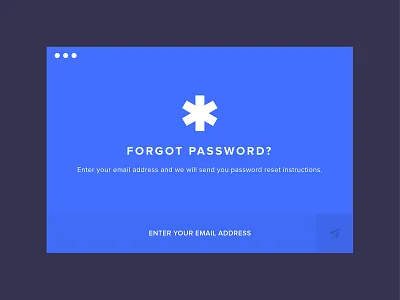 Forgot Password dailyui design flat illustrator login mac password ui web