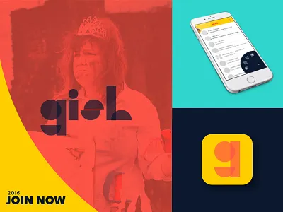 G.I.S.H.W.H.E.S. ad concept ad app branding ui