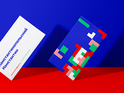 Hello Dribbble! colors futurism identity marketing tetris