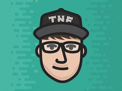 Hi There, Dribbble! avatar character illustration illustrator self portrait