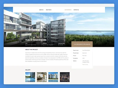 Property detail mockup property