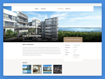 Property detail mockup property
