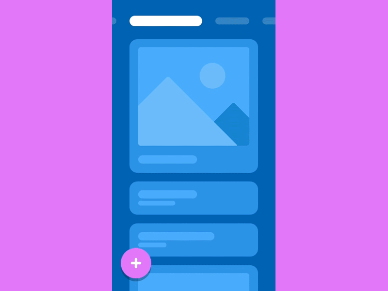 #15 Horizontal Menu Slider animation app button floating button gif interaction low fidelity menu mobile principle ui ux